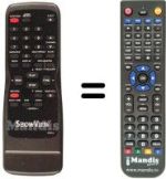 Replacement remote control Funai 21A-620