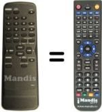Replacement remote control Funai 29A-754