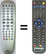 Télécommande équivalente Philips DVD-R7300H