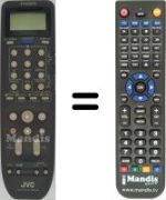 Télécommande équivalente JVC HR-E226