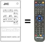 Télécommande équivalente JVC PU52097AD-9