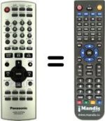 Gleichwertige Fernbedienung Panasonic N2QAJB000137