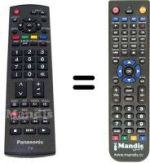 Télécommande équivalente N2QAYB000223