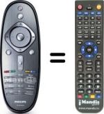 Télécommande équivalente Philips 46PFL7695M / 08