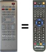 Télécommande équivalente Philips 313923811771