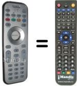 Replacement remote control Philips 37PF7321 / 79