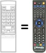Télécommande équivalente Orion 076G066001