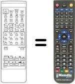 Télécommande équivalente RC-Q