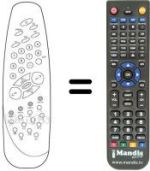 Replacement remote control RC1030