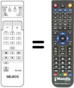 Télécommande équivalente RC1250