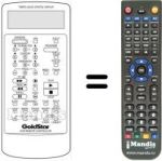 Replacement remote control RC400P
