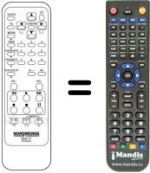 Télécommande équivalente JVC RC5204X