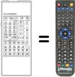 Télécommande équivalente RC5STANDARD