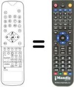 Gleichwertige Fernbedienung United UTV8021X