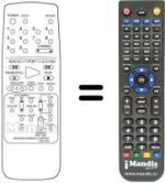 Replacement remote control RC72