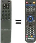 Replacement remote control LG RC9076
