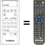 Télécommande équivalente RCT2070
