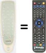 Télécommande équivalente RCT315