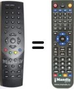 Replacement remote control Humax 03202-00007