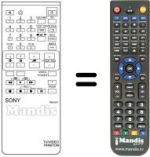 Télécommande équivalente Sony RM641