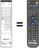 Replacement remote control Sony KV-2964MT
