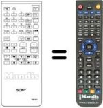 Replacement remote control Sony KV-21XRU