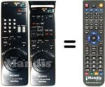 Télécommande équivalente Sony SLV-E90