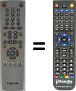 Télécommande équivalente Samsung SV210X