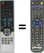 Télécommande équivalente Samsung LE27T51BX/XEE