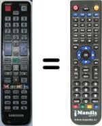 Replacement remote control Samsung PS50C551G2W/XXC