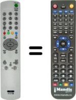 Gleichwertige Fernbedienung Sony KV-29FQ60K