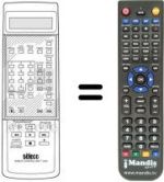 Replacement remote control Seleco SV2366