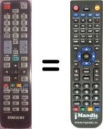 Télécommande équivalente AA59-00509A