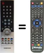 Télécommande équivalente BN59-00434C