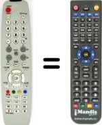 Replacement remote control Samsung LE32A455C1D / /XKS