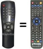 Télécommande équivalente Samsung AA59-00104D