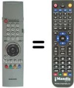 Télécommande équivalente Samsung AA59-00143C