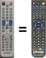 Télécommande équivalente Samsung LE46N73BDX/XEU