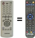 Télécommande équivalente Samsung SUP886