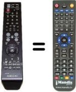 Replacement remote control Samsung LE40S71B
