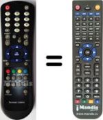 Replacement remote control Schaub Lorenz LT19-350DB
