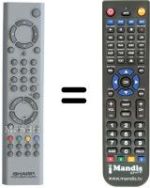 Télécommande équivalente Sharp 28LS-92EC