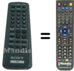 Télécommande équivalente ITT RM883