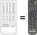 Replacement remote control Sinudyne EOS16234