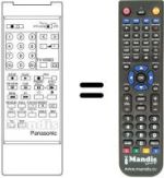 Télécommande équivalente Panasonic TNQ1411