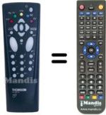 Replacement remote control Thomson 37MH41E