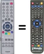 Replacement remote control CT-90127