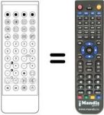 Télécommande équivalente Waltham CT1420F
