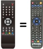 Replacement remote control United LTW20X81
