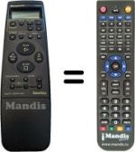Télécommande équivalente Panasonic VEQ1568